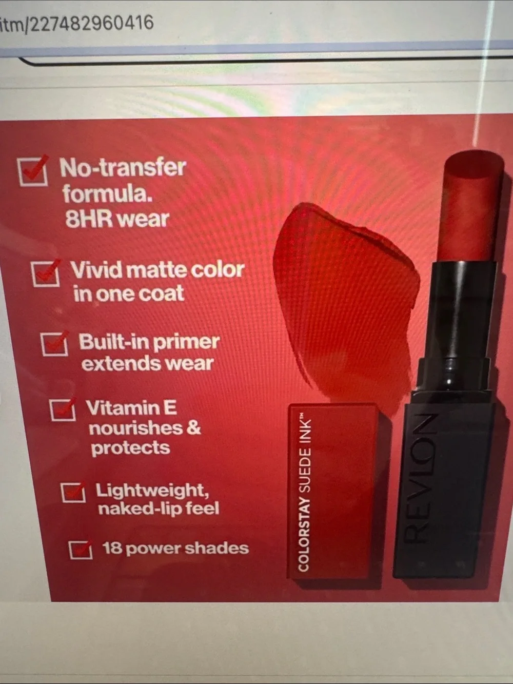 Revlon ColorStay Suede Ink Lightweight Matte 4 Lipstick with Vitamin E, 015 Lip